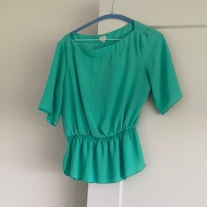 Lightly worn green Wilfred blouse